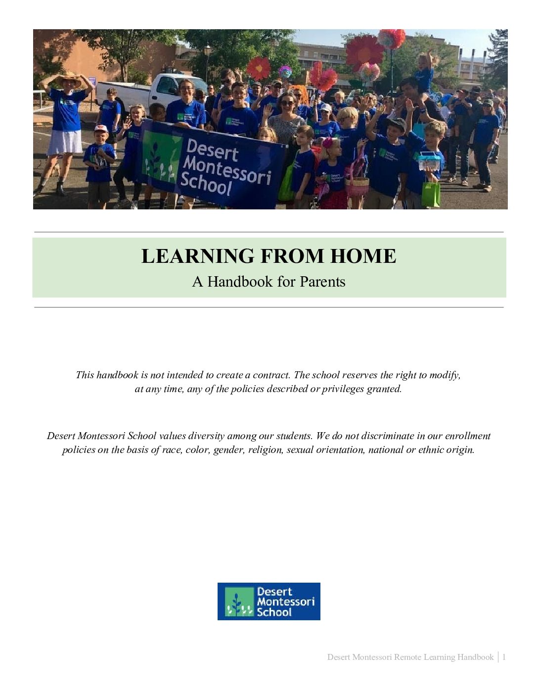 Parent Handbook
